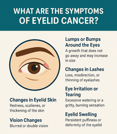 Infographic on Eyelid Cancer