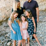 Dr. Joseph with his wife and three beautiful daughters, all smiling