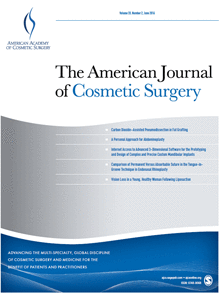 The American Journal of Cosmetic Surgery